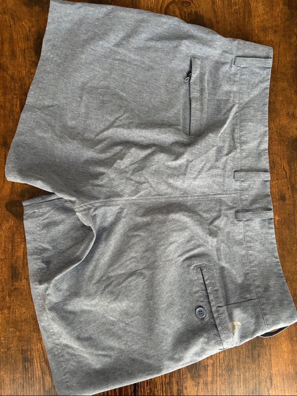 Blue Casual Women's Shorts - Picture 2 of 3